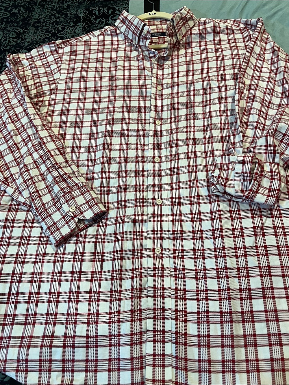 Daniel Cremieux Red & White Plaid Button-Down Shirt